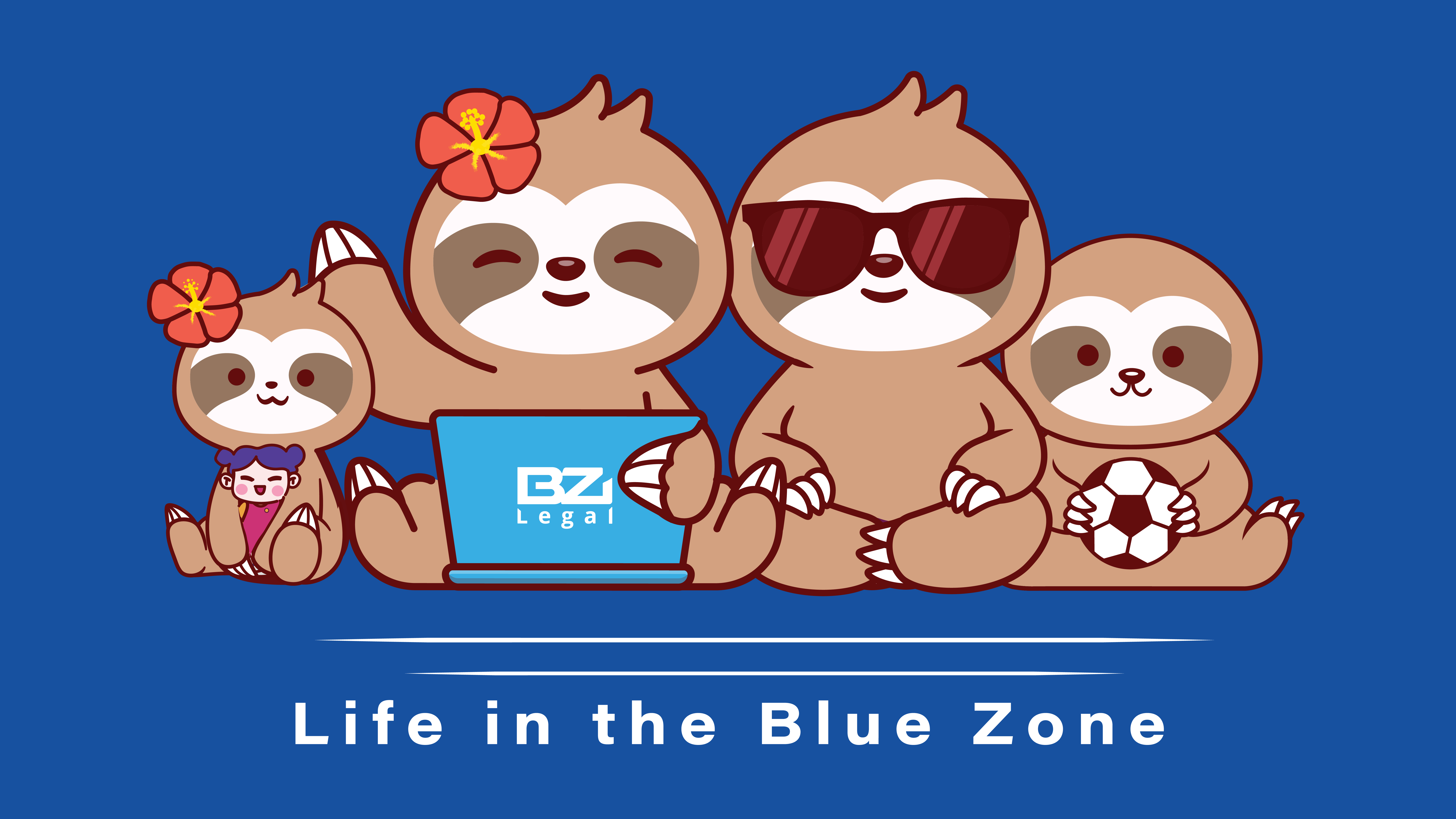 Blue Zone Legal - Family of Sloths