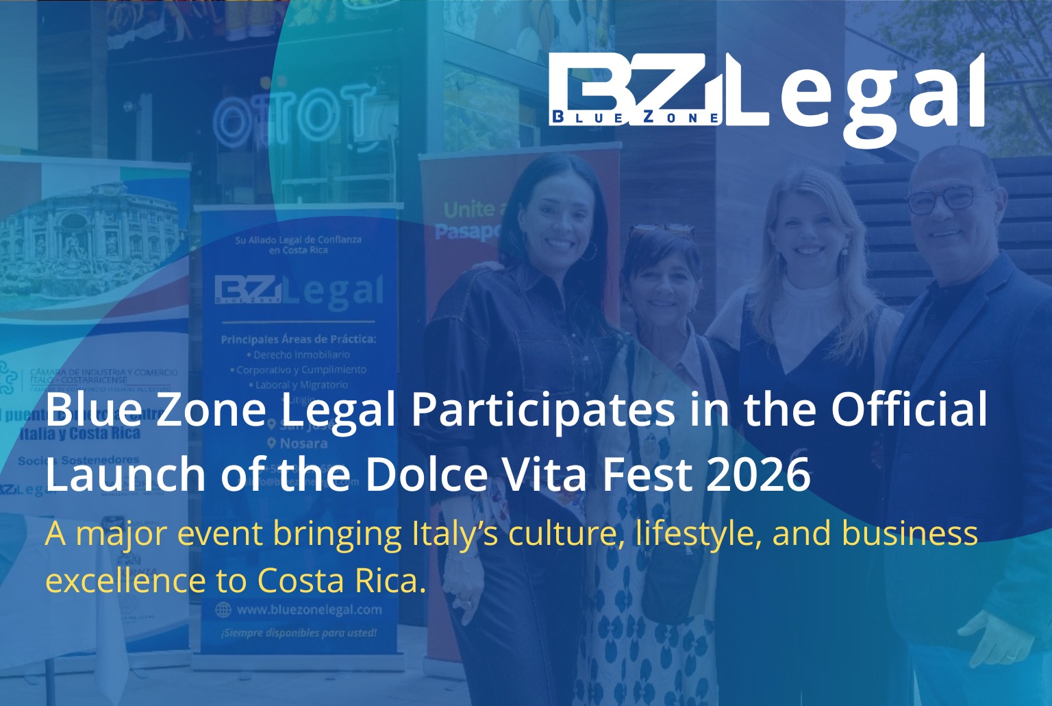 Blue Zone Legal participates in the Official Launch of the Dolce Vita Festival 2026