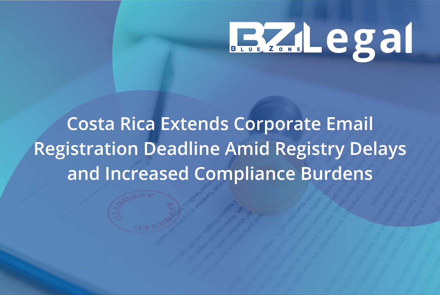 Costa Rica corporate email registration deadline extension announced by the National Registry in 2026.